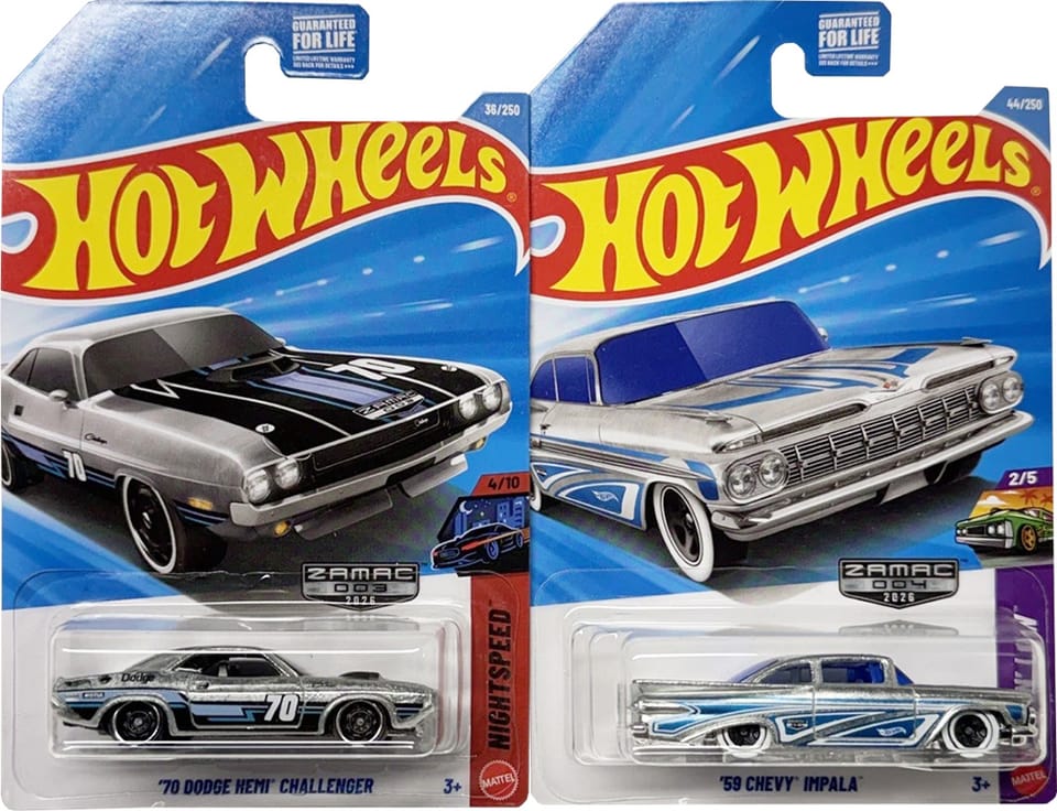 2026 Hot Wheels Zamac Edition 3 & 4