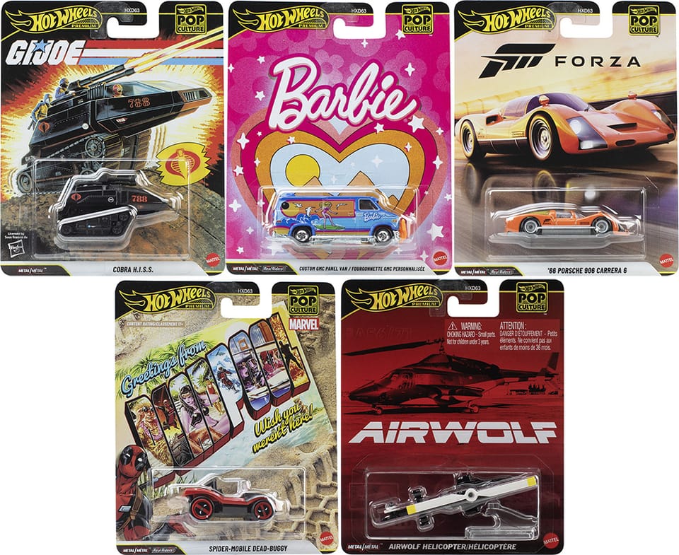 Hot Wheels 2026 Pop Culture - Case Mix Q