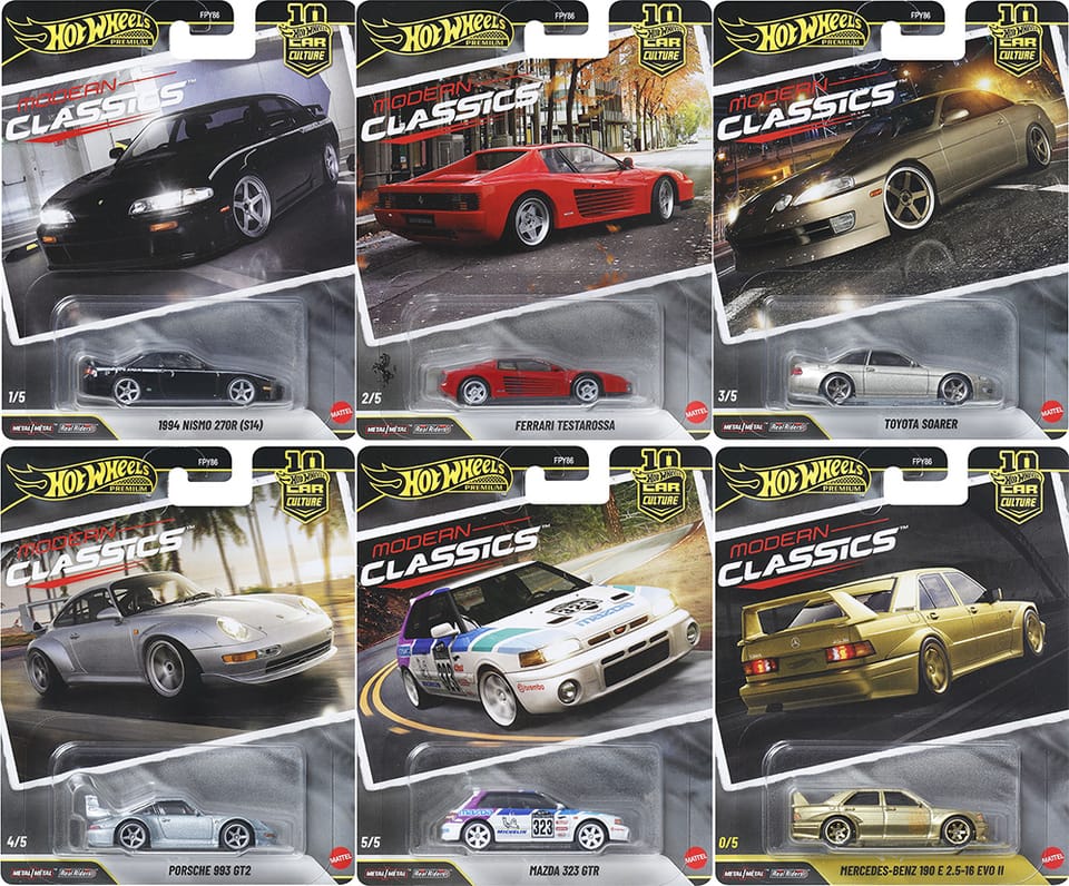 Hot Wheels 2026 Car Culture - Modern Classics