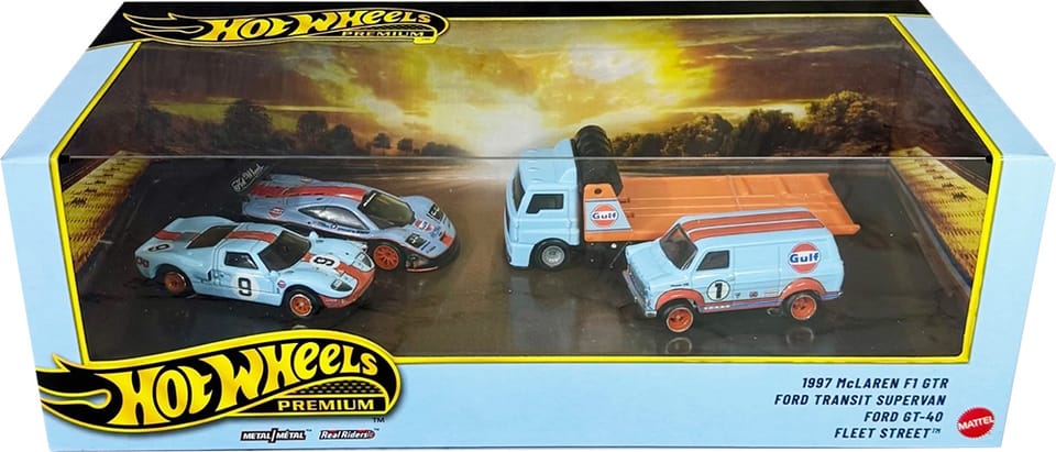 Gulf - Hot Wheels 2026 Diorama Box Set
