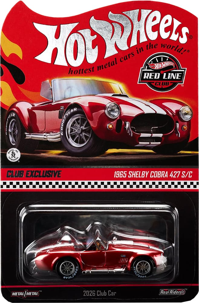 1965 Shelby Cobra 427 S/C - Hot Wheels 2026 RLC Membership Car