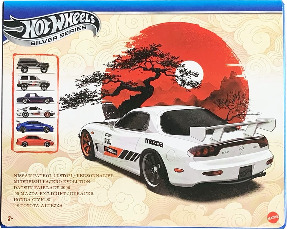 Hot Wheels 2026 Japanese 6-Car Box Set