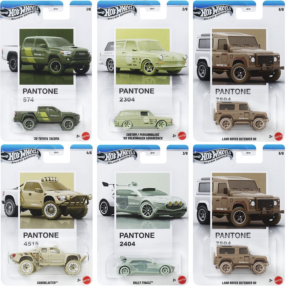 Hot Wheels 2026 Pantone Series - Mix 2