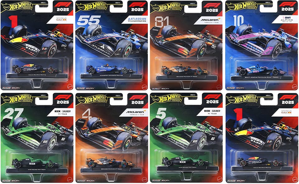 Hot Wheels Premium Formula 1 2025 (2026) - Mix 2