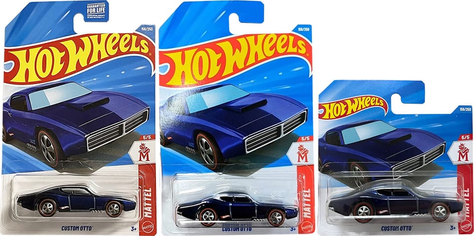 Custom Otto - Hot Wheels 2026 Super T-Hunt - US, Int. & Short Card