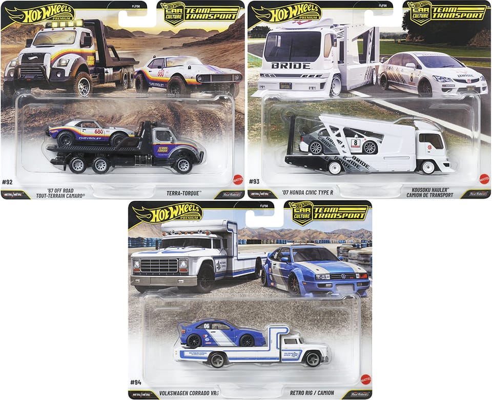 Hot Wheels 2026 Car Culture: Team Transport - Mix 3
