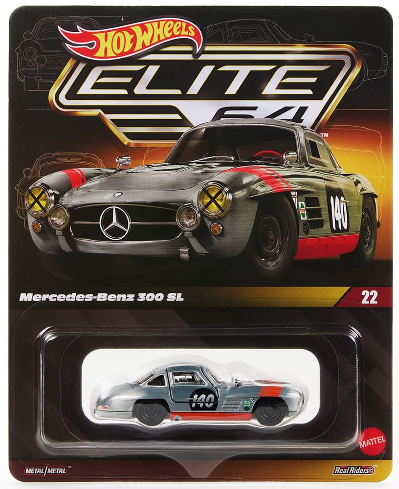 Mercedes-Benz 300 SL - Hot Wheels Elite 64 #22